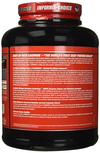 MuscleMeds Carnivor Beef Protein Isolate, 0 Lactose, 0 Sugar, 0 Fat, 0 Cholesterol MuscleMeds