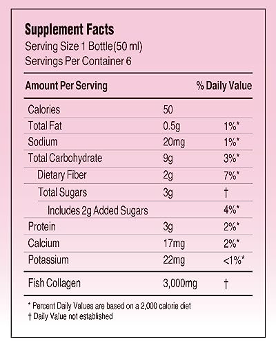 CJwellcare Innerb Glowshot Collagen (10.1fl oz, 6 Servings) - Low-Molecular-Weight Fish CJwellcare