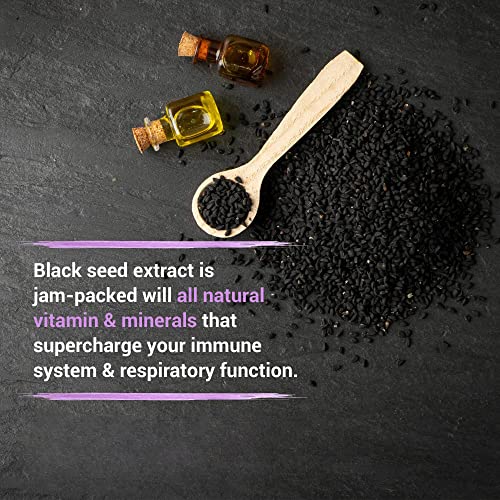 INFINITE AGE Dry Organic Black Seed Oil Extract Capsules - Nigella Sativa Seed Extract INFINITE AGE
