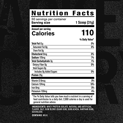 Authentic ISO Grass Fed Whey Protein Isolate Powder - Low Carb, Non-GMO Muscle Jacked Factory