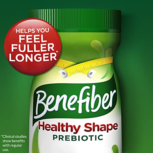 Benefiber Healthy Shape Prebiotic Fiber Supplement Powder for Digestive Health, Daily Fiber Powder Benefiber