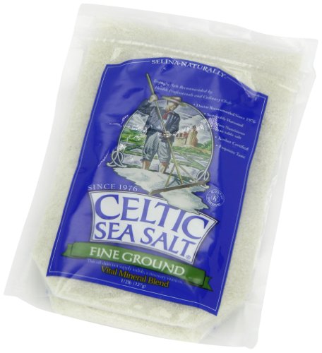 Celtic Sea Salt, Fine Ground, 8 Ounce, 0.5 Pound (Pack of 1) Celtic Sea Salt
