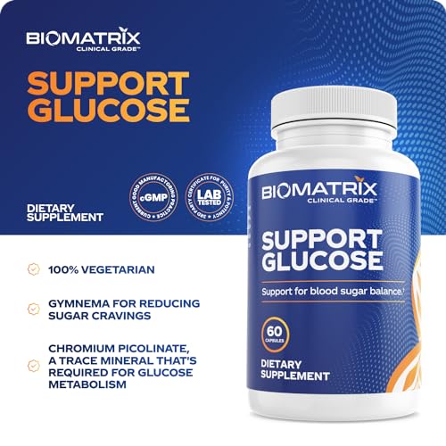 BioMatrix Blood Sugar Support Supplement w/Cinnamon, Gymnema, Lipoic Acid, Vanadyl BioMatrix
