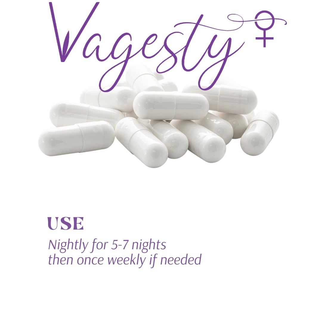 Vagesty Jewelz boric Acid Vaginal Suppositories, 100% Pure boric Acid, rebalance Vaginal pH Vagesty