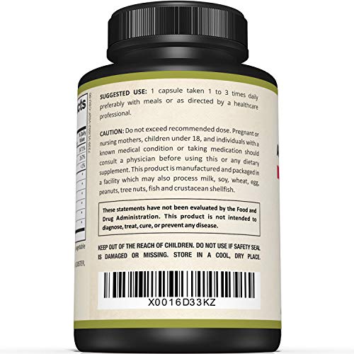Sunergetic Premium Apple Cider Vinegar Capsules – Includes Apple Pectin, Spirulina Sunergetic