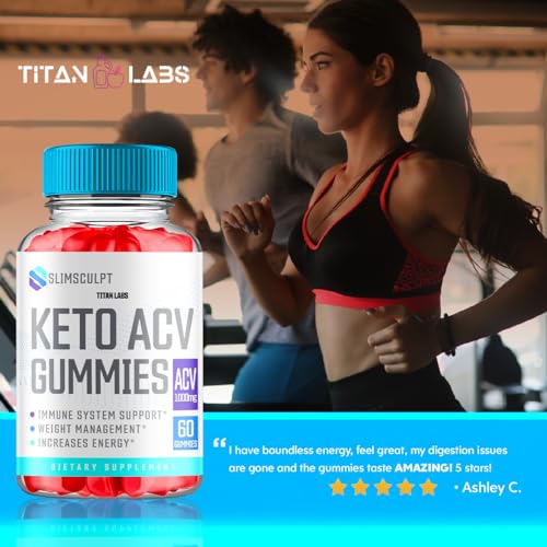 Slimsculpt Keto ACV Gummies, Slim Sculpt Keto ACV Gummies Advanced Weight Loss 1000MG Titan Labs