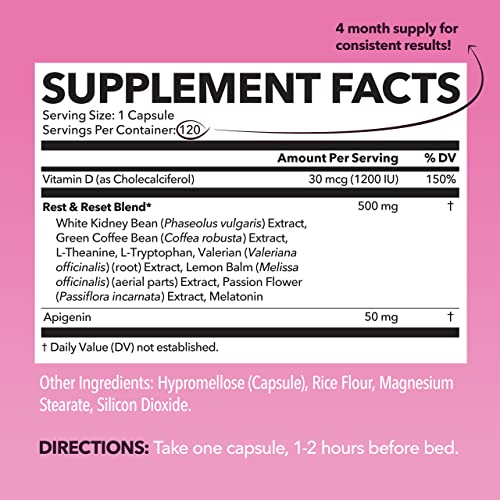 Night Time Fat Burner for Women | Weight Loss and Sleep Support Blend With Apigenin HAVASU NUTRITION
