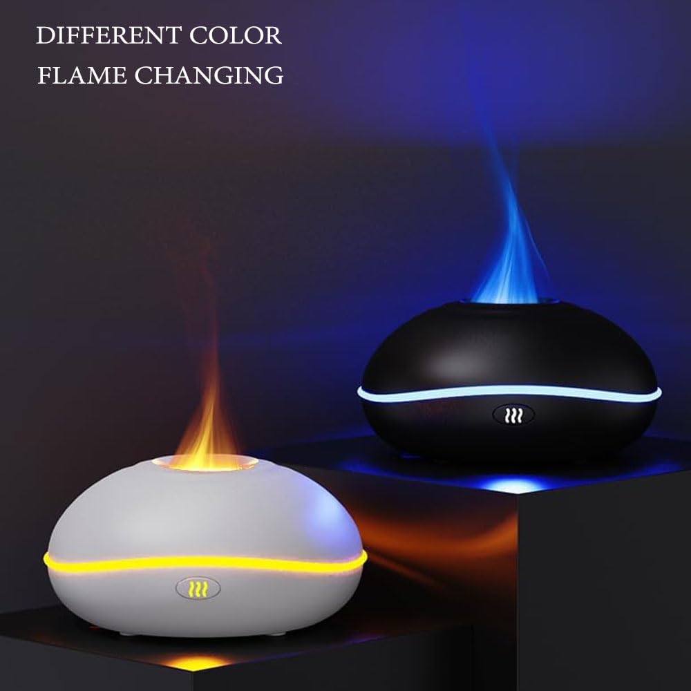 Lotnafee Colorful Flame Fire Diffuser Humidifier, Upgraded Scent Diffuser for Essential Oils Home,Office,Yoga Lotnafee