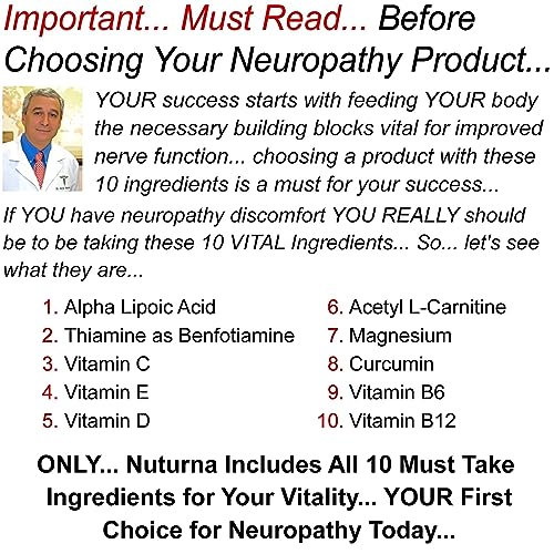 Neuropathy Support Supplement with 600 mg Pure Alpha Lipoic Acid Nuturna