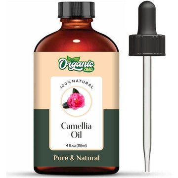 Organic Zing Camellia (Camellia Japonica) Oil | Pure & Natural Carrier Oil for Skincare, Hair Care & Massage