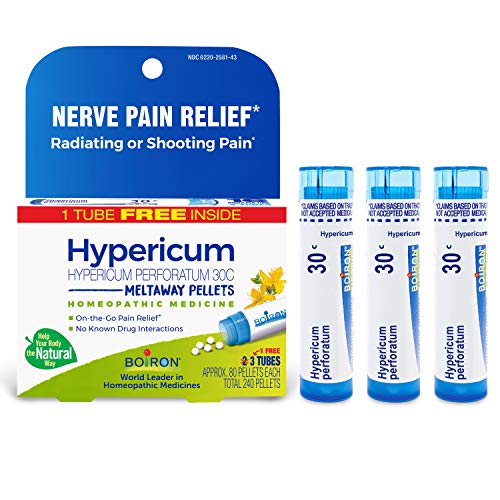 Boiron Hypericum Perforatum 30C Homeopathic Medicine for Relief from Nerve Pain, Toothaches