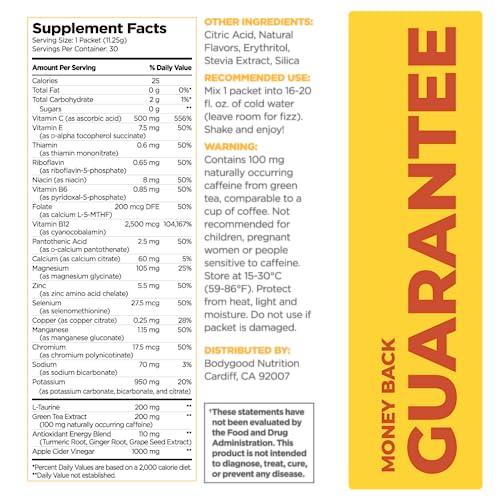 Pureboost Apple Cider Vinegar Superfoods Clean Energy Drink Mix, Boosted with 1,000 mg Pureboost