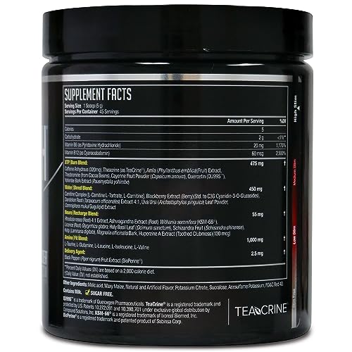 LIPORUSH NDS Nutrition XTP Thermogenic Fat Burner with L-Carnitine - Energy, Focus LIPORUSH