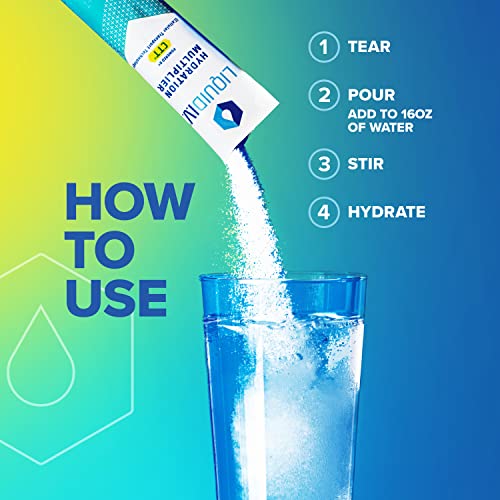 Liquid I.V. Hydration Multiplier - Lemon Lime - Hydration Powder Packets | Electrolyte Liquid I.V.