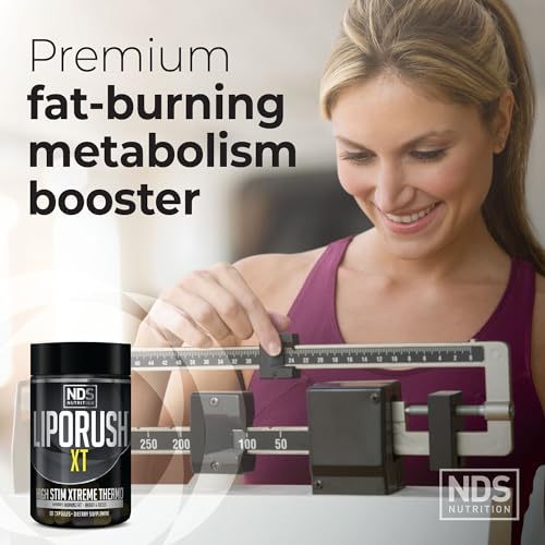 LIPORUSH NDS Nutrition XT - Super Concentrated Thermogenic with L-Carnitine & Teacrine LIPORUSH
