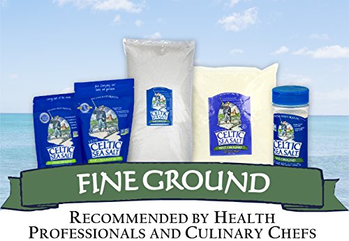 Celtic Sea Salt, Fine Ground, 8 Ounce, 0.5 Pound (Pack of 1) Celtic Sea Salt