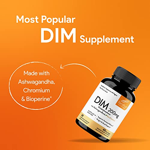 Sandhu's DIM Supplement 200 mg -60 Capsules - Diindolymethane with Ashwagandha Sandhu's