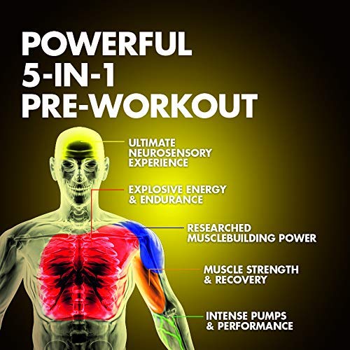 Pre Workout Powder | MuscleTech Vapor X5 for Men & Women, Energy Drink Mix Sports MuscleTech