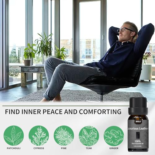 MISIJI Getting Power Essential Oils Set-Essential Oils for Diffuser for Home,Diffuser Oils Scents MISIJI