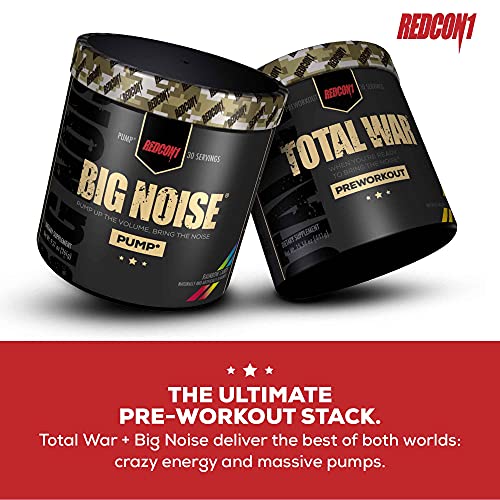 REDCON1 Big Noise Non-Stim Pre Workout Powder - Pump, Muscular Endurance + Focus REDCON1