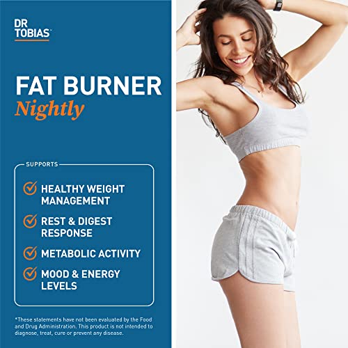 Dr. Tobias Fat Burner Nightly, Night Time Metabolic Support with White Kidney Bean Extract Dr. Tobias