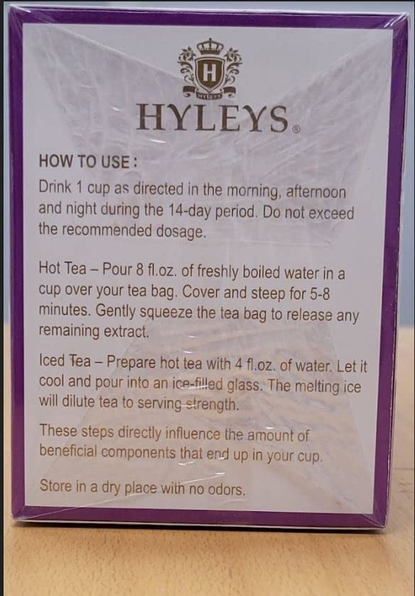 Hyleys 14 Day Weight Loss Tea - 42 Tea Bags (1 Pack), Detox Tea for Cleanse HYLEYS