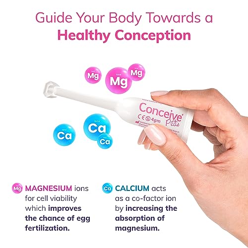 Conceive Plus Fertility Lubricant in Pre-Filled Applicators, Fertility Friendly Lube for Couples Trying CONCEIVE PLUS