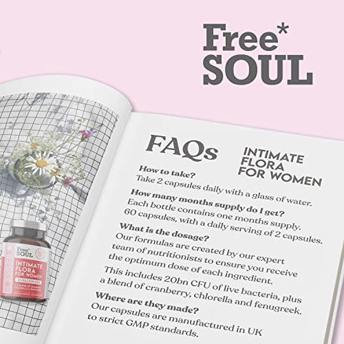 Probiotics for Women - Comprehensive Bio Cultures for Women's Intimate Flora, 20 Billion Free Soul