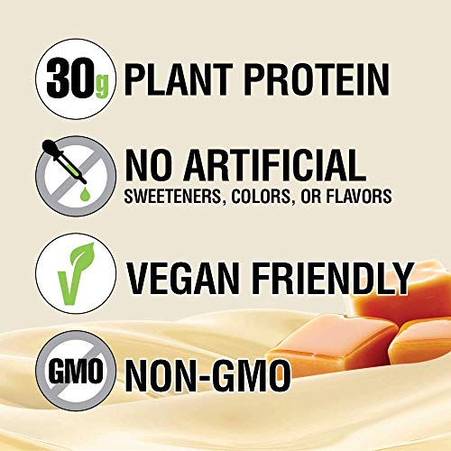 Lean Body Ready-to-Drink, Plant-Based Vegan Vanilla Caramel Protein Shake, 30g Protein Labrada