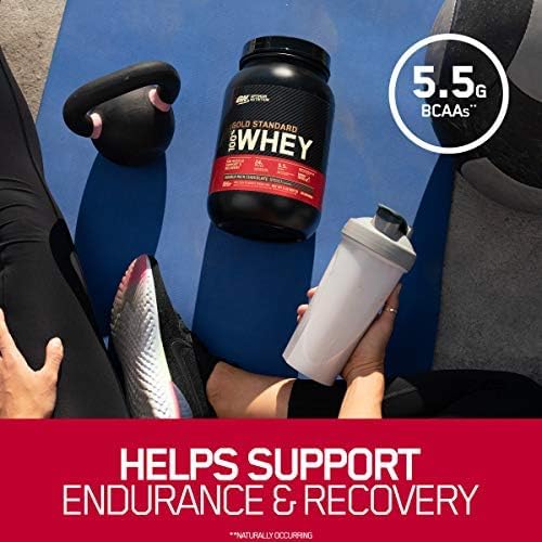 Optimum Nutrition Gold Standard 100% Whey Protein Powder, Double Rich Chocolate Optimum Nutrition