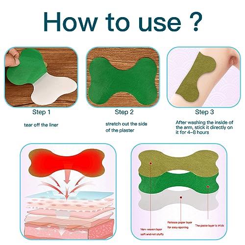 Mugwort Patch - Natural Herbal Patch for Women and Men (12) BXQJRJ