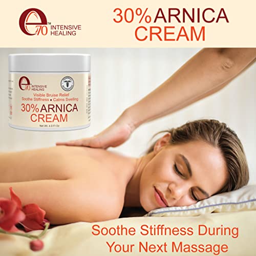 e70 Arnica Cream & Roll-On for Visible Bruise Relief, soothes Stiffness, Calms Swelling Formula e70