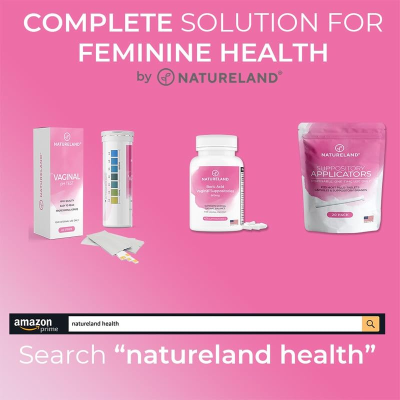 Natureland [10 Pack] Vaginal Suppository Applicators for Women, Soft Tip Auxiliary Tool for Pills Natureland