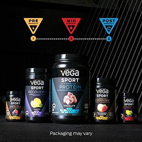 Vega Premium Sport Protein Mocha Protein Powder, Vegan, Non GMO, Gluten Free Plant Vega