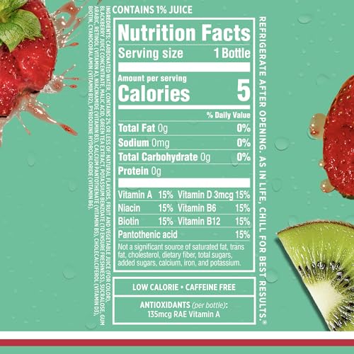 Sparkling Ice, Kiwi Strawberry Sparkling Water, Zero Sugar Flavored Water, with Antioxidant Sparkling ICE