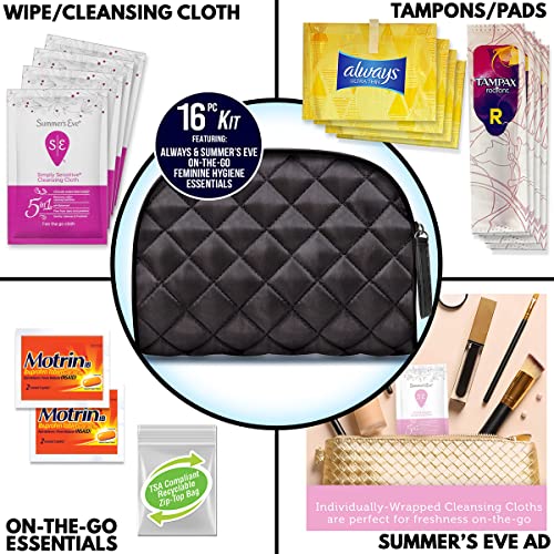 Convenience Kits International Women’s “On-The-Go” Feminine Care Travel Essentials Featuring Convenience Kits International