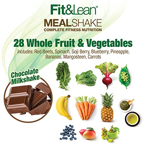 Fit & Lean Meal Shake, Fat Burning Meal Replacement, Meal Replacement with Protein Fit & Lean