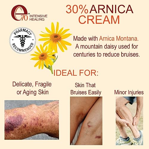 e70 Arnica Roll-On for Visible Bruise Relief, soothes Stiffness, Calms Swelling Advanced Formula e70