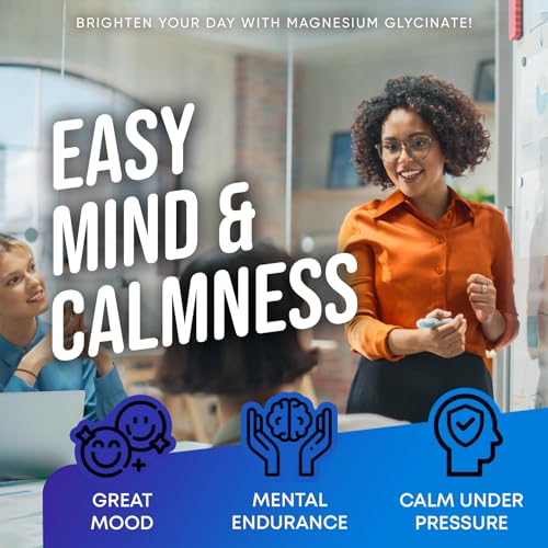 Magnesium Glycinate 500MG - Magnesium for Sleep - High Absorption Chelated Magnesiu JOYLI Nutrition