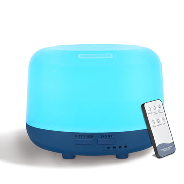 Marchred 300ML Essential Oil Diffuser with Remote Control, 7 LED Color Changing Light