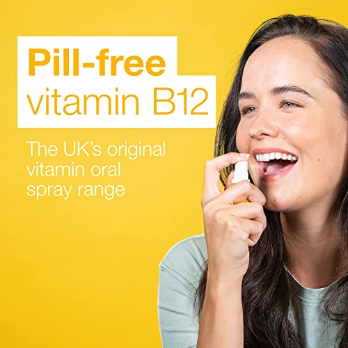 BetterYou Boost Vitamin B12 Daily Oral Spray, Pill-free Vitamin B12 Supplement for Energy Better You
