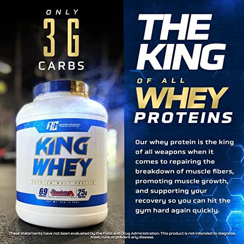 Ronnie Coleman Signature Series Whey Concentrate + Isolate Protein Powder, Pre Workout Ronnie Coleman Signature Series
