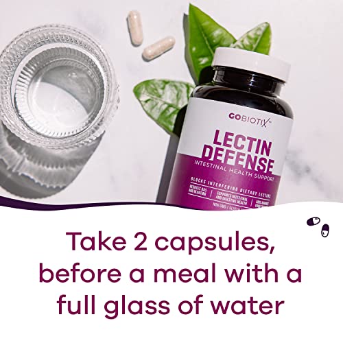 GOBIOTIX Lectin Defense - Lectin Blocker Supplement with MSM and Digestive Enzymes GOBIOTIX