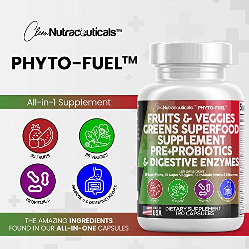 Fruits and Veggies Supplement Reds & Green Superfood - A Natural Balan