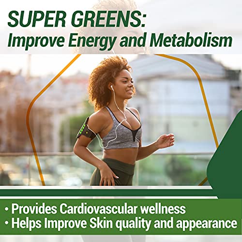 COUNTRY FARMS Super Greens Vegicaps, 32 Super Foods, Whole Food Supplement COUNTRY FARMS