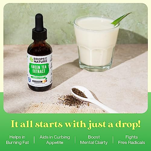 Green Tea Extract - 1000mg - 50% EGCG - Green Tea Liquid Drops, 4x more Powerful than Drops Of Nature