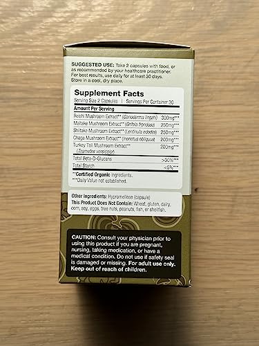 DailyNutra Mushroom Defense Formula - Immune Support Supplement | Organic DailyNutra