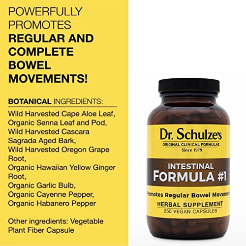 Dr. Schulze's Intestinal Formula #1 | All Natural Bowel Cleanse | Promotes Regular Dr. Schulze's