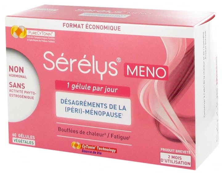 Sérélys Meno (Pre)-Menopause Discomfort 60 Capsules a Food Supplement Treatment